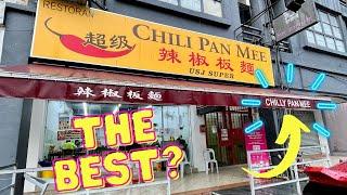 Best Chilli Pan Mee In KL / PJ area? Not Your Average Hawker Pan Mee!