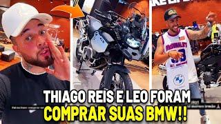 THIAGO REIS E LEO DA HORNET FORAM NA BMW COMPRAR SUAS MOTOS!! *Que moto linda...