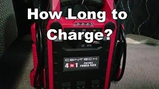 How Long to Charge 4-in-1 Cen-Tech @JamesBondJB007