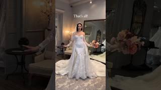 Styling a Martina Liana Fitted Wedding Dress is as easy as 1, 2, 3!