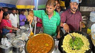 Rs100 मे खाये 4 पीस Chicken की थाली||100 अंडे का Egg Chowmein एक बार में बनता और बनते साथ बिक जाता