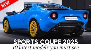 10 Upcoming Sports Coupé Cars for 2025 (feat. Price, Speed, and Technical Info)