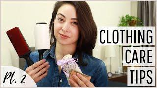 Capsule Wardrobe Care Tips: Proper Storage, Pilling, Lint Removal, Dealing with Moths. PART #2