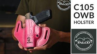 Falco Holsters C105 Custom Leather OWB Holster Review - A Little Bit of Education & a Lot of Fun
