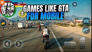 Best openworld game for mobile | games like Gta 5 for mobile | Gta mobile