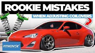 Rookie Mistakes Adjusting Your Coilovers