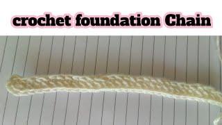 Crochet Foundation Chain | How to crochet foundation Chain | crochet double stitch|crochet stitch