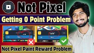 Notpixel Point Not Add Problem | not pixel how to play, not pixel paint reward