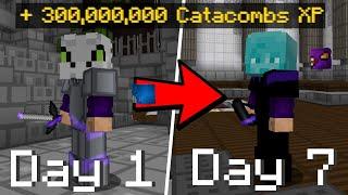 How I got 300 MILLION Catacombs XP in a WEEK (Hypixel Skyblock)