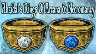 Skyrim SE - Ahzidal's Rings Of Arcana & Necromancy - Unique Rings Guide