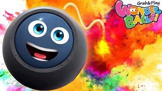 Color Blast with Wonderballs | Funny Cartoons For Kids | Wonderballs Playground