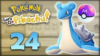 ЛАПРАС И МАСТЕРБОЛ - Pokemon: Let's Go, Pikachu #24 - Прохождение (ПОКЕМОНЫ НА НИНТЕНДО СВИЧ)