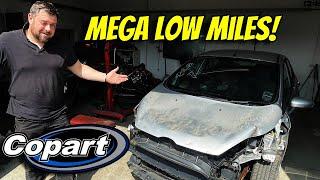 CHEAP! MEGA low mileage salvage car that we abandoned for a YEAR!