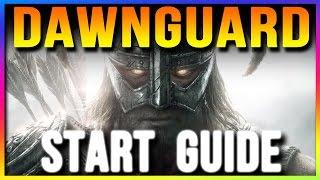 Skyrim Special Edition How to Start DAWNGUARD DLC (Remastered Gameplay Walkthrough Guide)