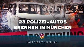 23 Polizeiautos in München ausgebrannt: Wer steckt dahinter?