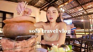 A Solo Trip in Bangkok Vlog  一个人飞去泰国旅游  ️