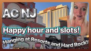 Visiting Hard Rock and Resorts In Atlantic City NJ casino slots beach boardwalk