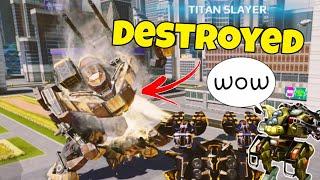 Every Titan Being Destroyed | All Titans Demolishing animation | War robots | Mighty spector