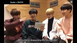 [ENG SUB] ONEUS First Impression (RAVN, SEOHO, KEONHEE, HWANWOONG) - Part 1