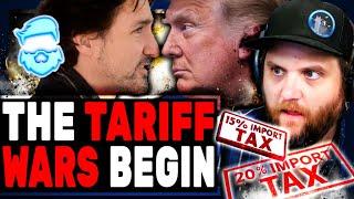 Trump HUMILIATES Trudeau With Brutal New Tariffs! His Response BACKFIRES When The REAL DATA Revealed