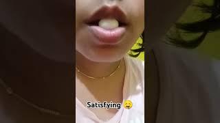 Eating naphthalene ball asmr 