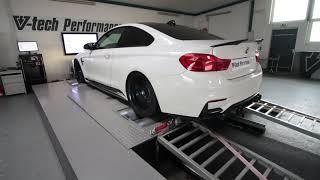 Vtech-Performance Tuning BMW M4 504 PS - 706Nm Leistungsmessung Leistungsprüfstand Dyno Chiptuning