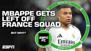 [REACTION] Kylian Mbappe LEFT OFF France's Nations League squad  | ESPN FC