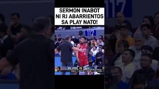 RJ Abarrientos getting some words fr. Coach Tim Cone , Brgy Ginebra VS TNT finals #pba2025