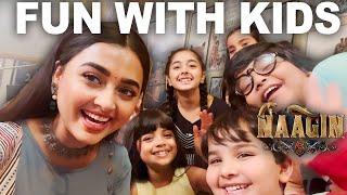 On Set Fun with kids, Naagin 6 | Exclusive Behind the Scenes @tejasswiprakash413