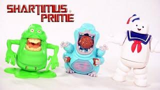 Ghostbusters Afterlife Slimer, Muncher, Stay Puft Marshmellow Man Fright Feature Ghost Toy Review