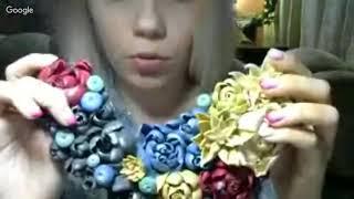 Анна Горбунова Модное авторское украшение, как лепить. Вебинар 2016.