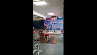 Виктор Рекун. Рывок 145 кг.