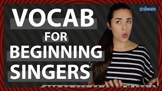 Beginner Vocalists Vocabulary | 30 Day Singer