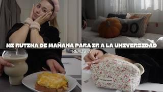 MI RUTINA DE MAÑANA PARA IR A LA UNIVERSIDAD *REALISTA* | hábitos, productividad, gym, aesthetic...