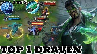 Wild Rift Draven - Top 1 Draven Gameplay "Draven Main" Rank Challenger