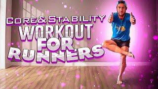 Core & Stability Workout For Runners - 16min Home Workout / Workout 12