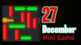 27 December Hamster Kombat daily mini game Today| mini game key | hamster game daily combo