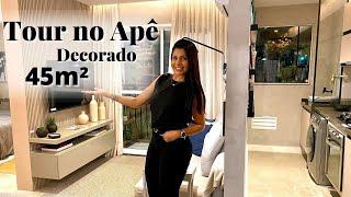 TOUR PELO APÊ | APARTAMENTO DECORADO LINDO 45M2 COM QUARTO INFANTIL | AMANDA ELIS #tourpeloape