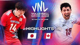  JPN vs.  CAN - Quarter Finals | Highlights | Men’s VNL 2024