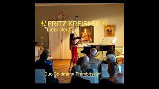 Fritz Kreisler: Liebesleid  excerpt live concert: Susanne Goldmann Violin & Sergey Trembitskiy Piano