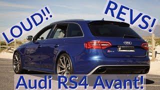 LOUD Audi RS4 Avant | Start up, Revs and Flybys!!