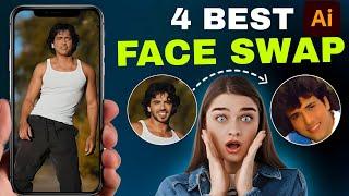 4 best free face swap ai । how to make face swap video । best face swap ai । free face swap ai tool