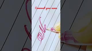 how to write in Neha. #handwriting #pen