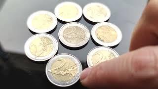 8 pièces de 2 EUROS commémoratives Françaises différentes ! laquelle préférez-vous ?