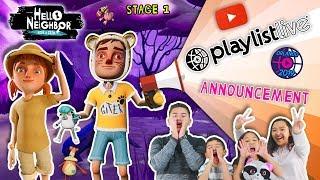 NEIGHBOR'S KIDS PLAY HIDE & SEEK & Playlist Live 2019 | Hello Neighbor Hide & Seek Stage 1 Ending