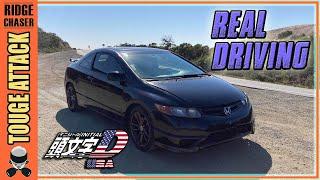 TOUGE ATTACK (From Rev Lox Crash) 峠 FG2 Honda Civic Si POV uphill + downhill