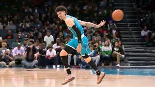 LaMelo Ball plays but they get increasingly smoother