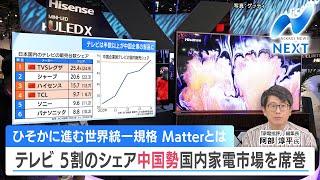 ひそかに進む世界統一規格 Matterとは　テレビ5割のシェア 中国勢 国内家電市場を席巻【NIKKEI NEWS NEXT】