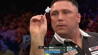 Gerwyn Price vs Dirk Van Duijvenbode 2023 Masters round 2