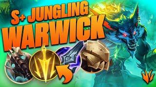 Why BUFFED WARWICK JUNGLE Is The ULTIMATE Climbing Beast! (High IQ Jungling!)